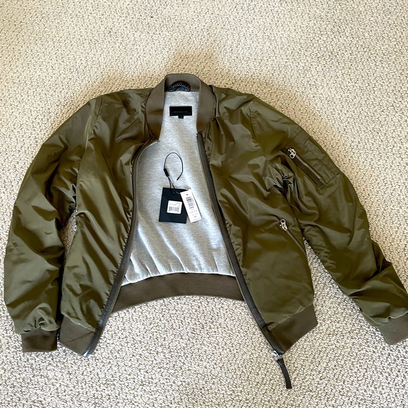 Mackage army Green Cara bomber jacket XS - Picture 1 of 2